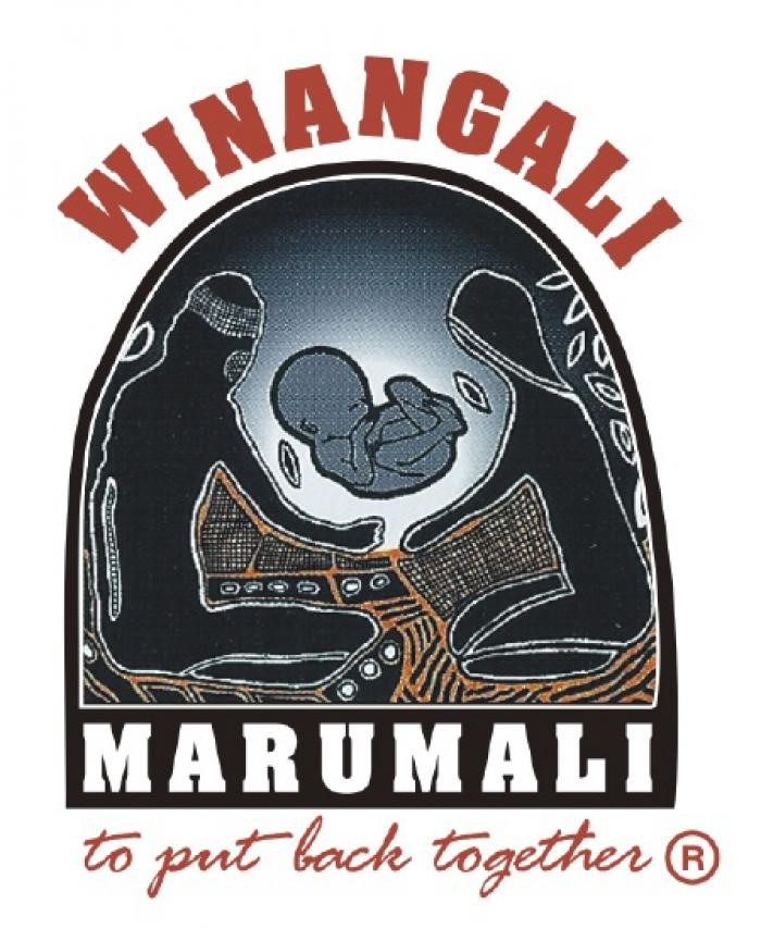 Logo for program called Winangali Marumali - to put back together
