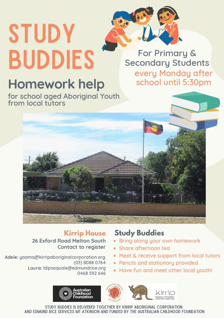Kirrip Study Buddies Flyer