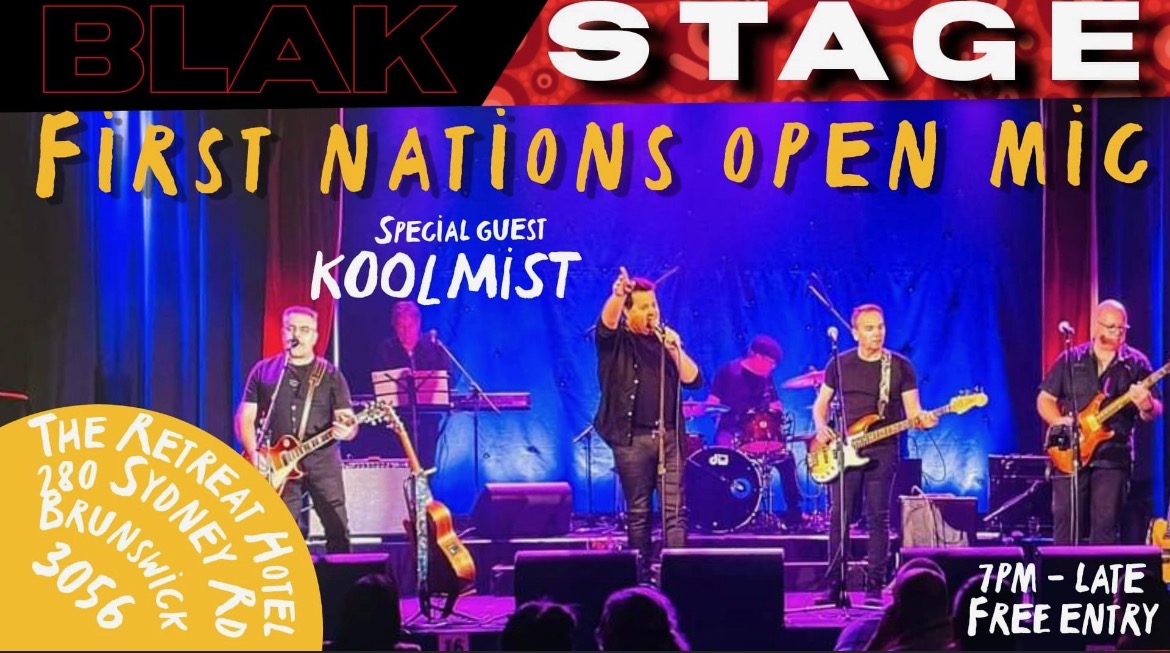 Picture promoting Blak Stage - Feat - KOOL MIST