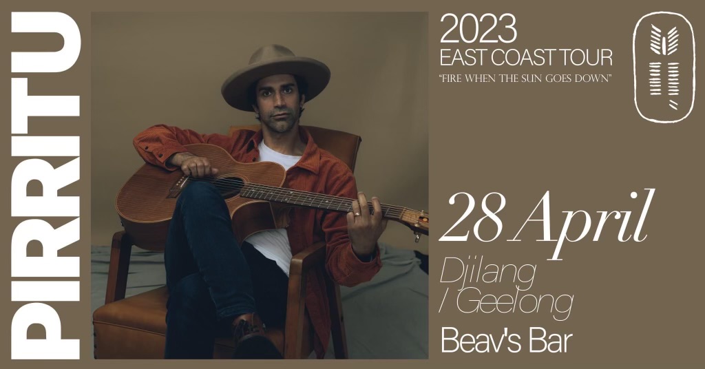 Pirritu East Coast Tour 2023 promoting picture