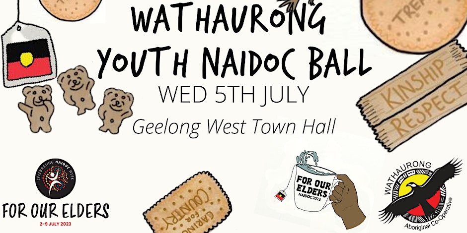 Wathaurong Youth NAIDOC Ball - Flyer