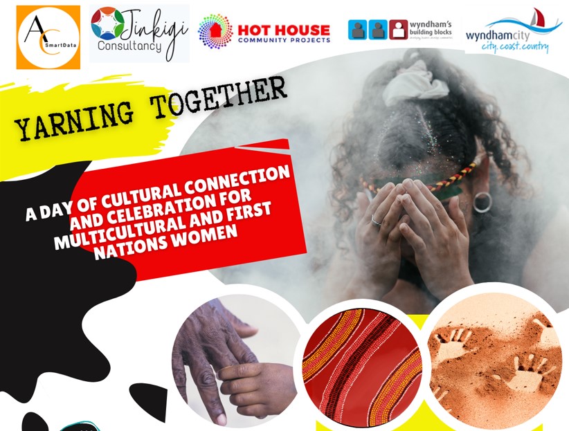 Image with text, logos and various images