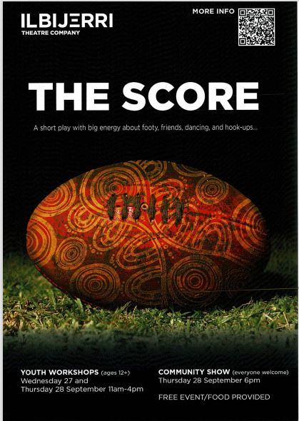 Flyer - The Score - Performance - from the ILBIJERRI crew for Community