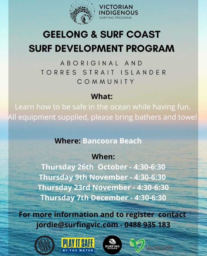 Flyer - Surfing Program- Geelong