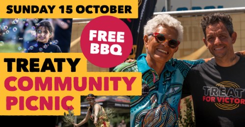 Flyer for the Treaty Community Picnic