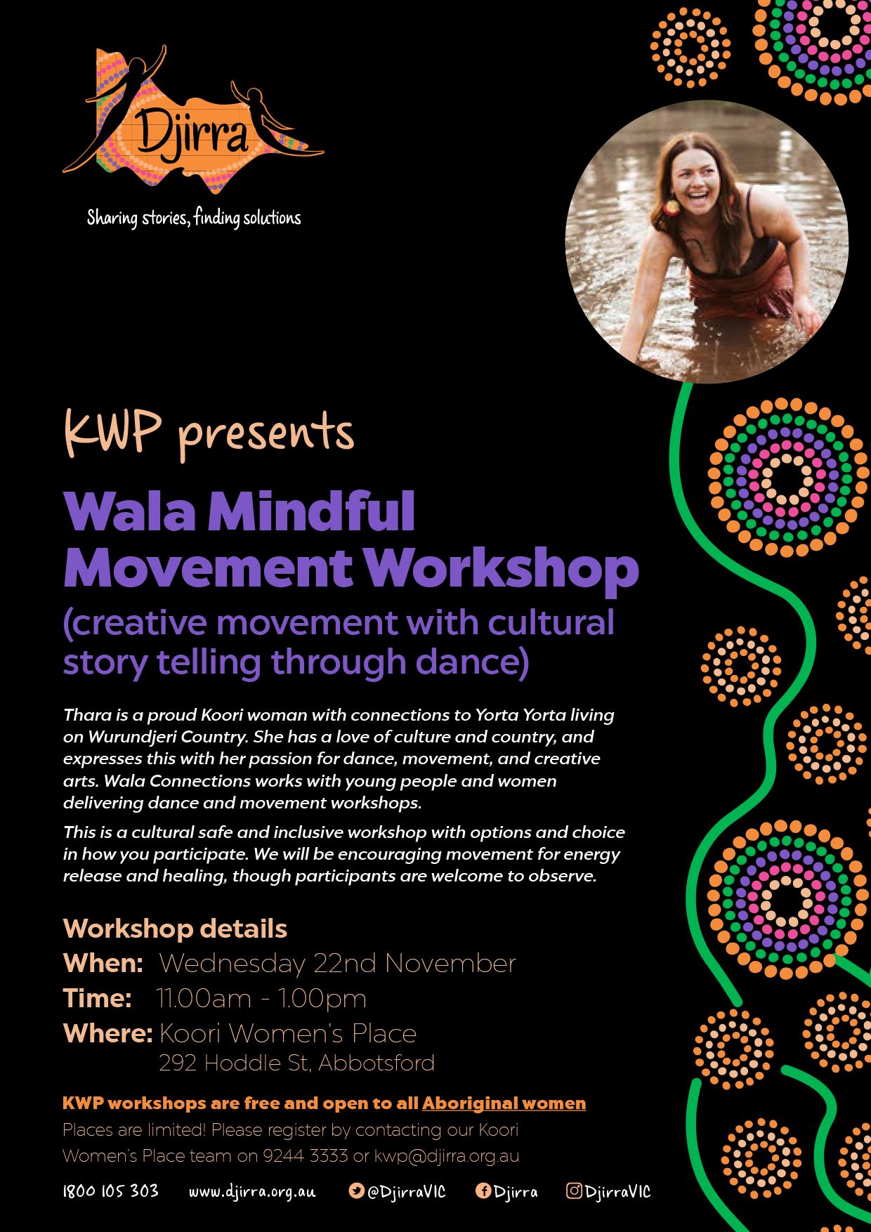 Flyer - Wala Mindful Movement Workshop