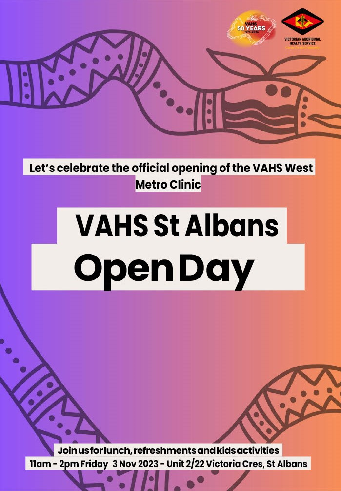 VAHS StAlbans Open Day - Flyer