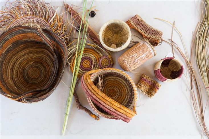 Image of various items that have been made using weaving